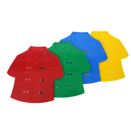 Button Clothes - Düğme İlikleme, Gömlek ve Kıyafet Giydirme Eğitici ve Eğlenceli Kutu Oyunu - 3