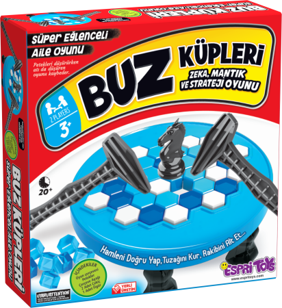 Buz Kırma Kutu Oyunu - Eğlenceli Buz Küpü Parçalama Seti - 1