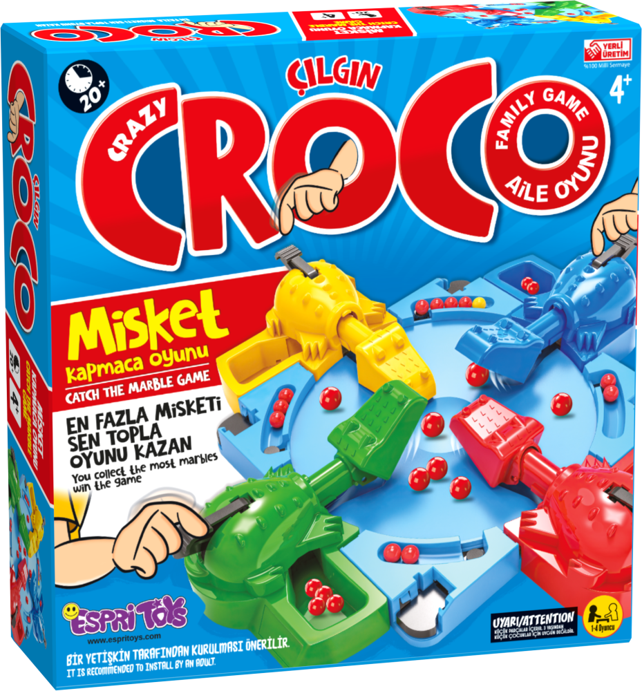 4lü Çılgın Croco / Top Yutma Kutu Oyunu - 1