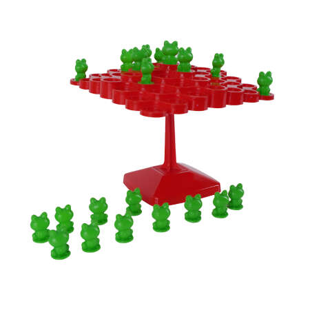 Frog Kurbağa Denge Oyunu Frog Balance Kutu Oyunu, Eğitici Oyun Ebeveyn Çocuk Etkileşimi Kutu Oyunu - 6