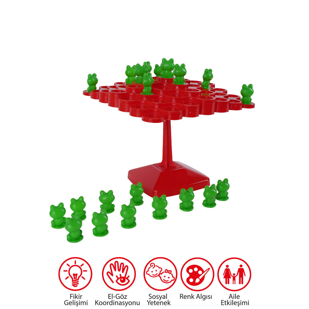 Frog Kurbağa Denge Oyunu Frog Balance Kutu Oyunu, Eğitici Oyun Ebeveyn Çocuk Etkileşimi Kutu Oyunu - 1
