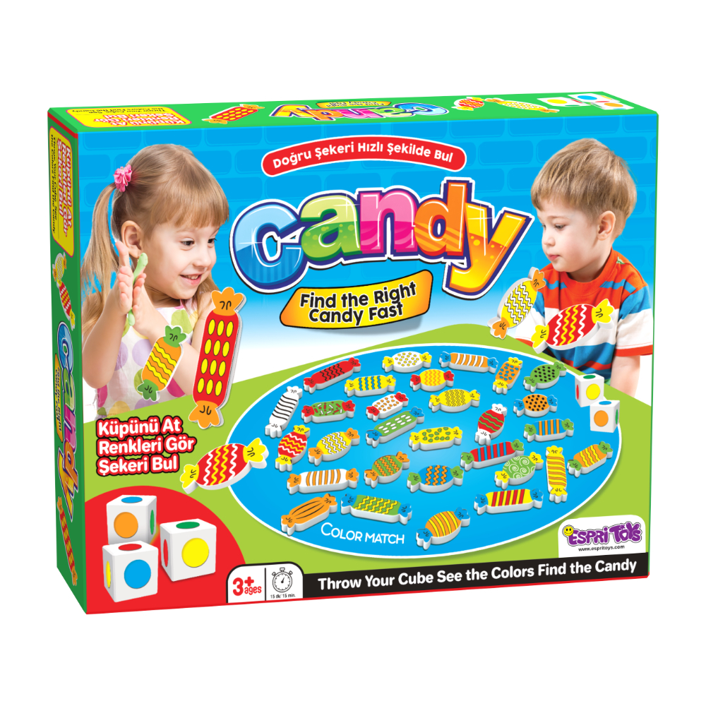 Şeker Candy Eşleştirme - Eğlenceli ve Eğitici Kutu Oyunu - 1