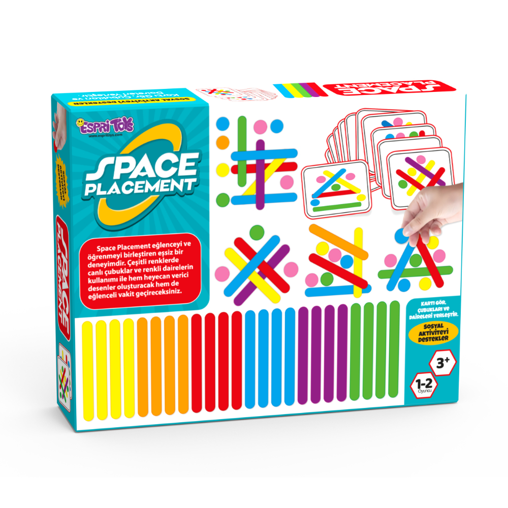 Stick Placement - Çubuk Yerleştirme Eğlenceli ve Eğitici Kutu Oyunu - 1