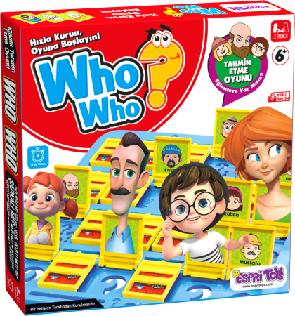 Who Who / Bil Bakalım - 24 Karakterli Eğitici ve Eğlenceli Tahmin Kutu Oyunu - 1