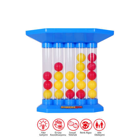 Zıplayan Top Oyunu - Mavi Bouncıng Ball Aile İçi Masa Kutu Oyunu - 3