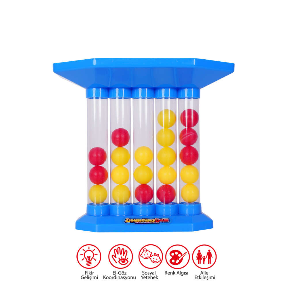 Zıplayan Top Oyunu - Mavi Bouncıng Ball Aile İçi Masa Kutu Oyunu - 3